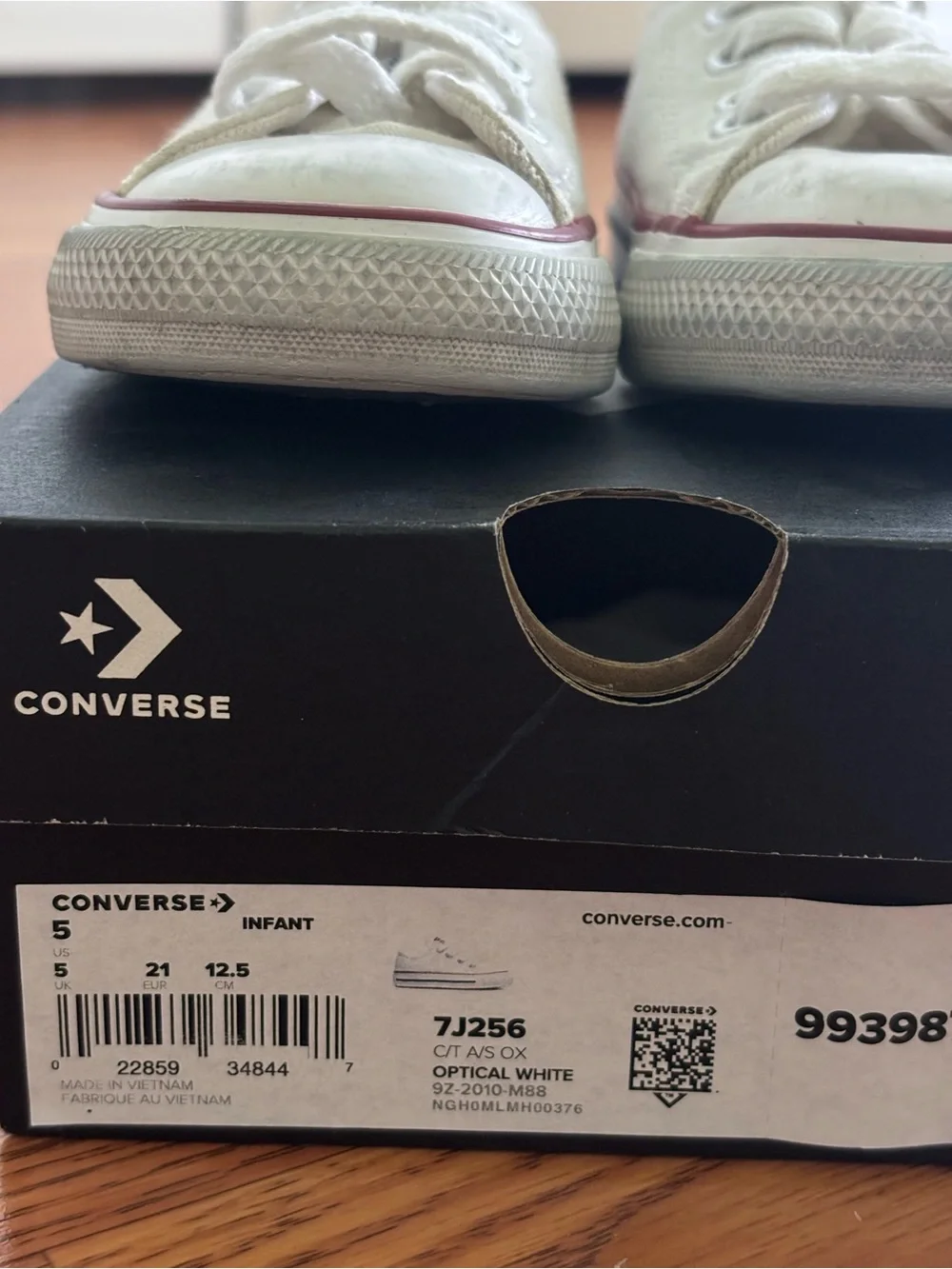 Converse TODDLER Black High BLACK Low WHITE Sneakers DUO